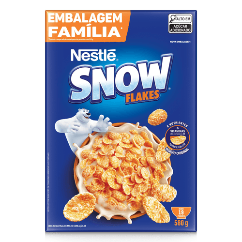 Cereal Matinal SNOW FLAKES 580g