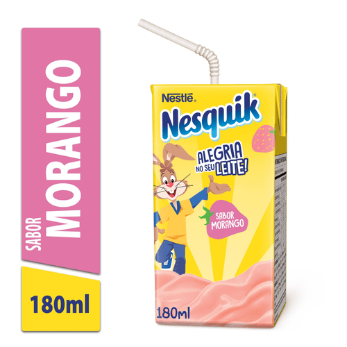 Bebida Lactea NESQUIK Morango 180ml