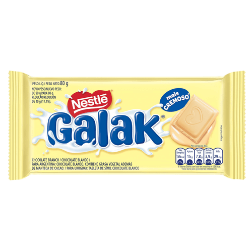 Chocolate Branco GALAK 80g