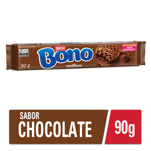 Biscoito Recheado BONO Chocolate 90g