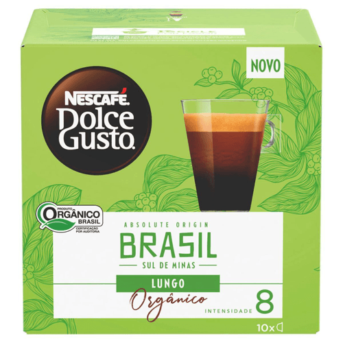 Café em Cápsula NESCAFÉ DOLCEGUSTO Origem Orgânico 10 Cápsulas 80g