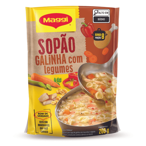 Sopão MAGGI Galinha com Legumes 200g