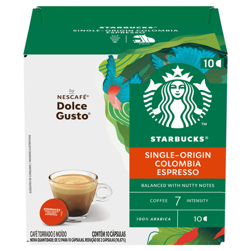 Starbucks®  Espresso Colombia By Nescafé® Dolce Gusto® - 10 Cápsulas