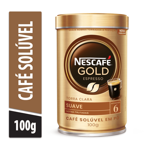 Café NESCAFÉ GOLD ESPRESSO Intensidade 6 Lata 100g