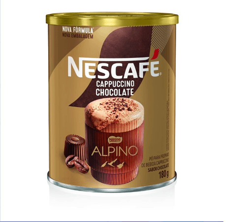 Café Solúvel NESCAFÉ CAPPUCCINO Alpino Lata 180g