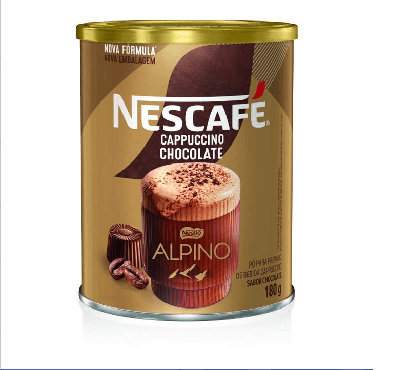 Cappuccino-Po-para-Preparo-de-Bebida-Soluvel-Chocolate-Alpino-Nescafe-Lata-180g