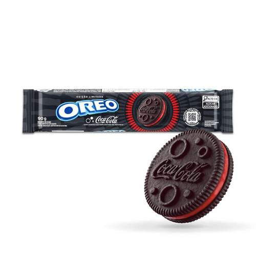 Biscoito Recheado Oreo sabor Coca-Cola 90g - Edição Limitada