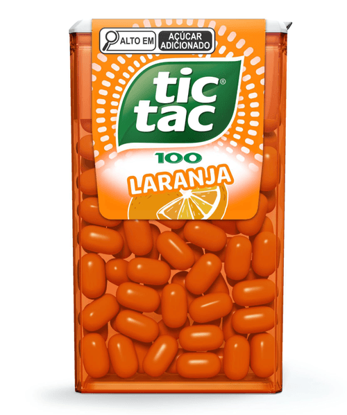 Pastilha Laranja Tic Tac Caixa 49g