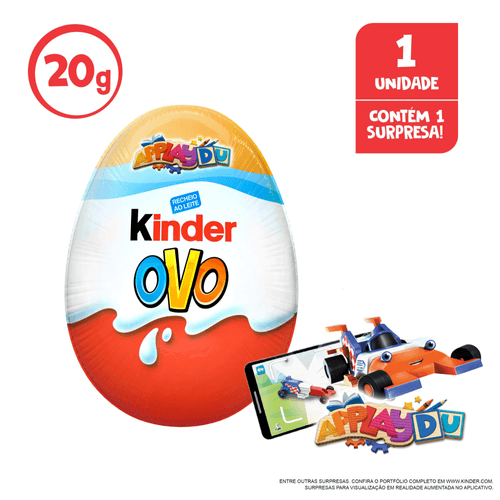 Kinder Ovo Laranja 1 uni 20g