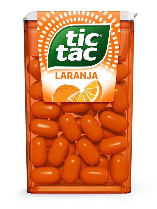 Tic Tac Pastilha Sabor Laranja 14,5g