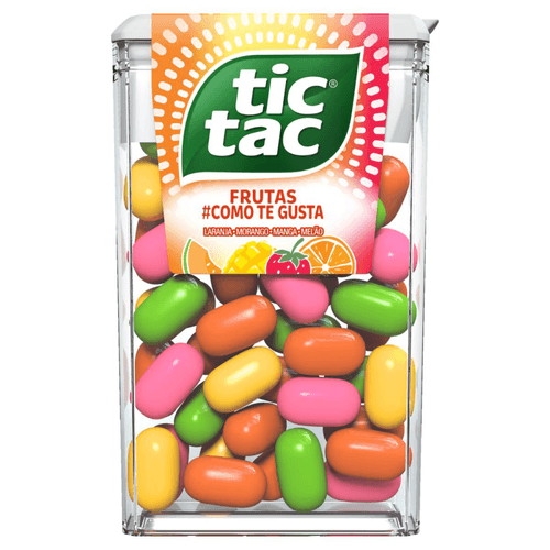 Tic Tac Pastilha Sabor Mix de Frutas 14,5g