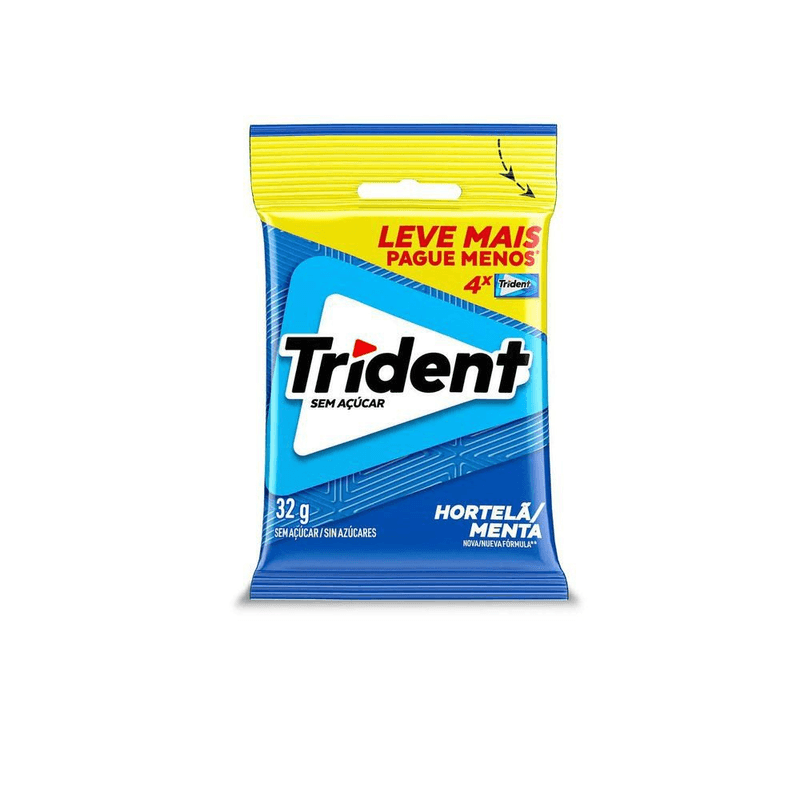 Chiclete-Trident-Hortela-32g---Pacote-Com-4-embalagens