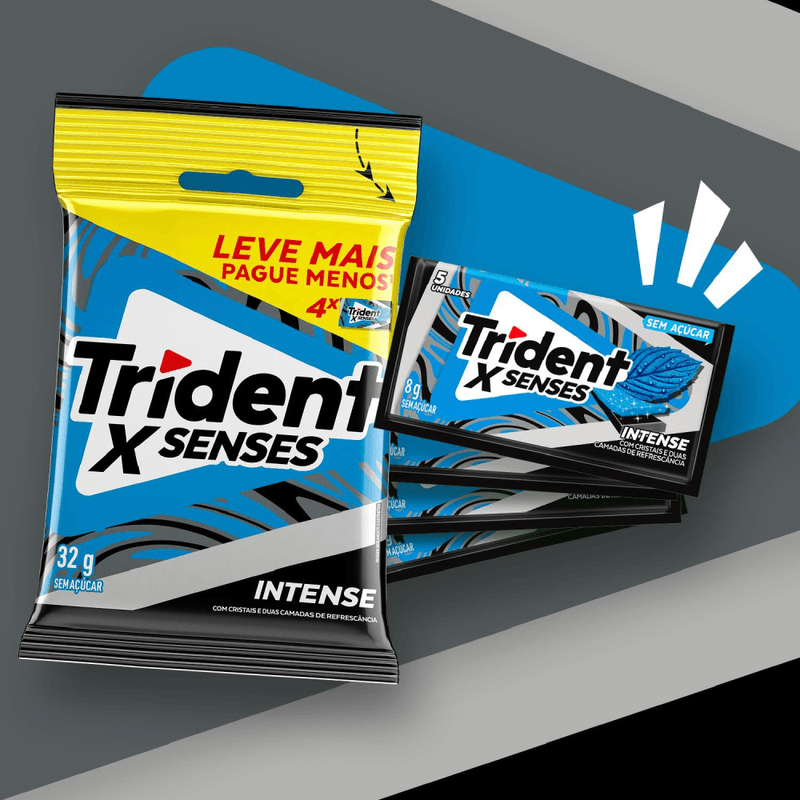 Chiclete-Trident-XSenses-Intense-32g---Pacote-Com-4-embalagens