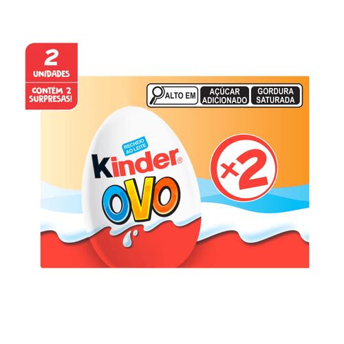 Kinder Ovo Laranja 2 unis 40g