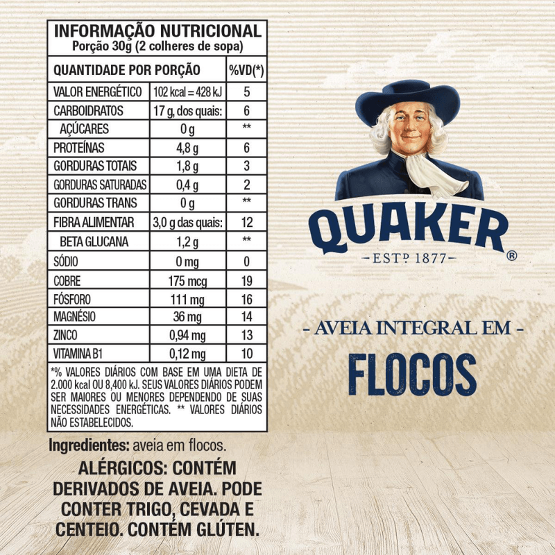 Aveia-Em-Flocos-Regulares-Quaker-Caixa-450G-Embalagem-Economica