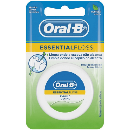 Fio Dental Encerado Menta Oral-B Essential Floss 25m