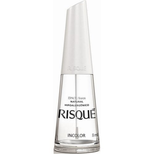 Esmalte Natural Incolor Risqué Brancos Blister 8ml