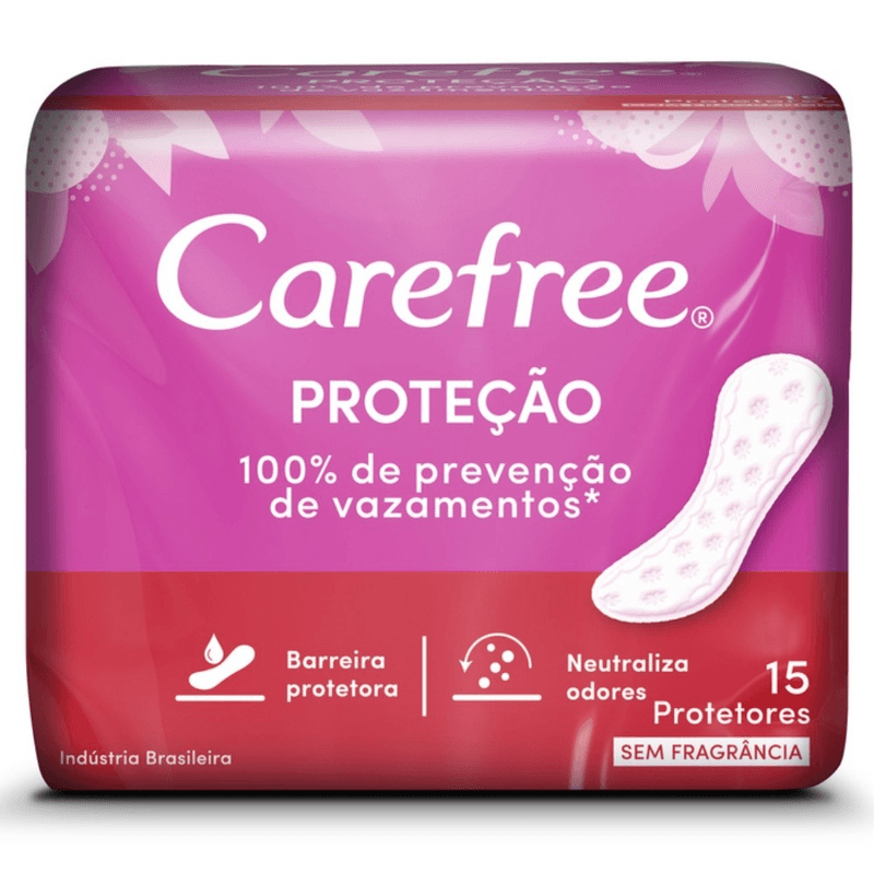 Protetor-Intimo-Diario-Carefree-Neutralize-Pacote-Com-15-Unidades