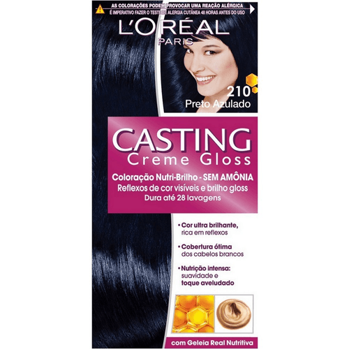 Coloração Casting Creme Gloss 210 Preto Azulado