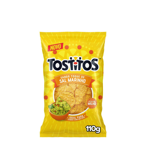 Salgadinho de Milho Toque de Sal Marinho Tostitos 110g