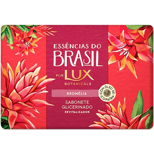 Sabonete em Barra Glicerinado Revitalizador Bromélia Lux Botanicals Essências do Brasil Envoltório 120g