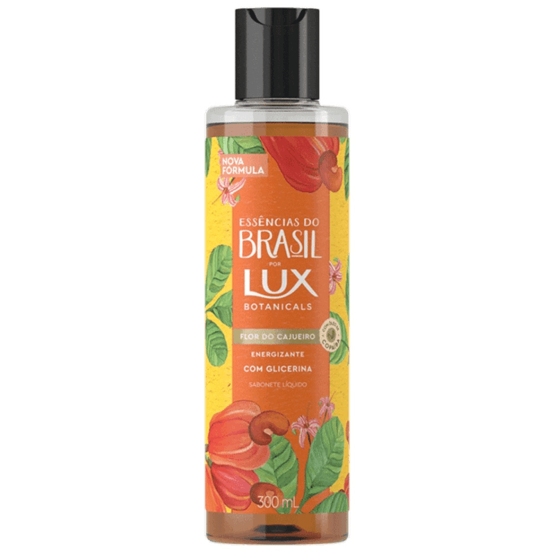 Sabonete-Liquido-de-Glicerina-Energizante-com-Oleo-de-Copaiba-Flor-do-Cajueiro-Lux-Botanicals-Essencias-do-Brasil-Squeeze-300ml