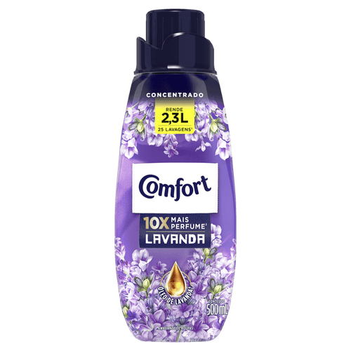 Amaciante Concentrado Comfort Lavanda 500 ml