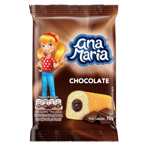 Bolinho Ana Maria Chocolate 70g