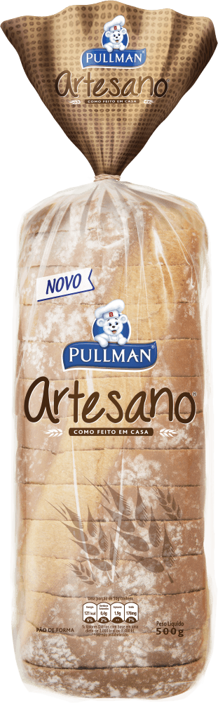 Pão de Forma Artesano Pullman 500g