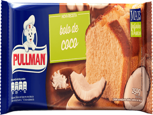 Bolo de Coco Pullman Pacote 250g
