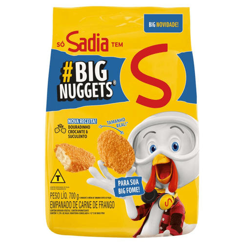 Nuggets frango 700g Sadia