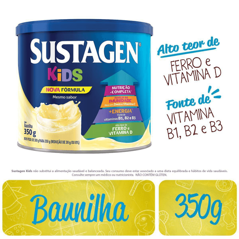 Complemento-Alimentar-Sustagen-Kids-Sabor-Baunilha---Lata-350g