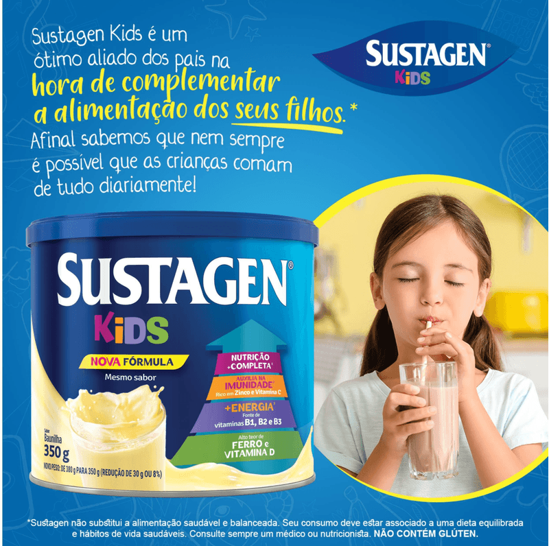 Complemento-Alimentar-Sustagen-Kids-Sabor-Baunilha---Lata-350g
