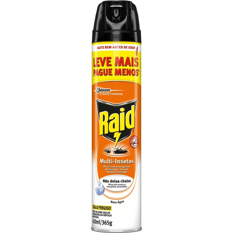 Inseticida-Aerossol-Raid-Multi-insetos-Base-Agua-Leve-Mais-Pague-Menos-420ml