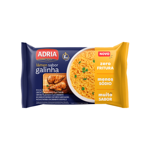 Macarrão Instantâneo Lamen Adria Galinha 75g