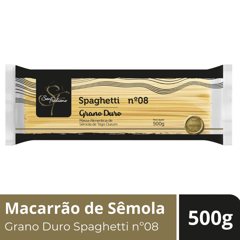 Macarrao-de-Semola-de-Trigo-Grano-Duro-Espaguete-San-Frediano-Pacote-500g