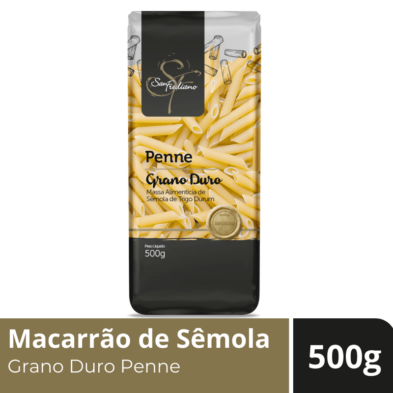 Macarrao-de-Semola-de-Trigo-Grano-Duro-Penne-San-Frediano-Pacote-500g