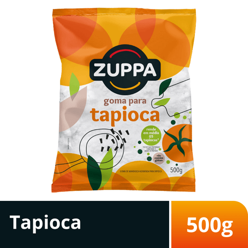 Goma de Mandioca Hidratada para Tapioca Zuppa Pacote 500g