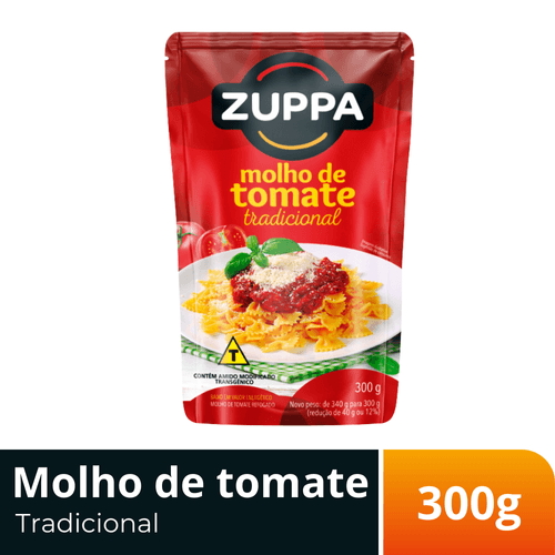 Molho de Tomate Zuppa Tradicional Sachê 300g