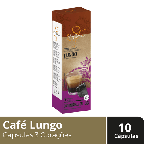 Capsula Cafe San Frediano 80g 10un Lungo