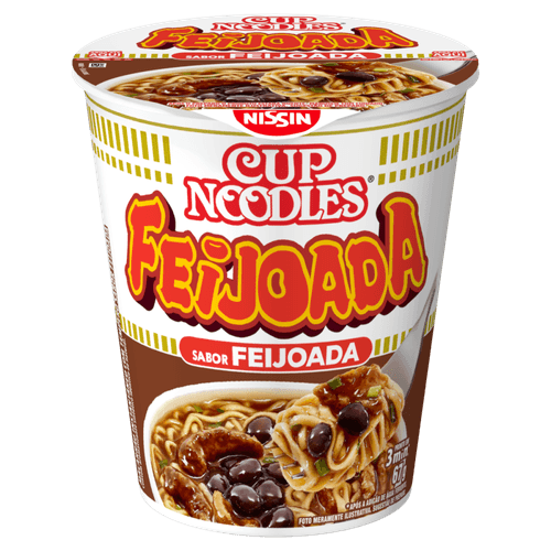 Macarrão Instantâneo Feijoada Cup Noodles Copo 67g