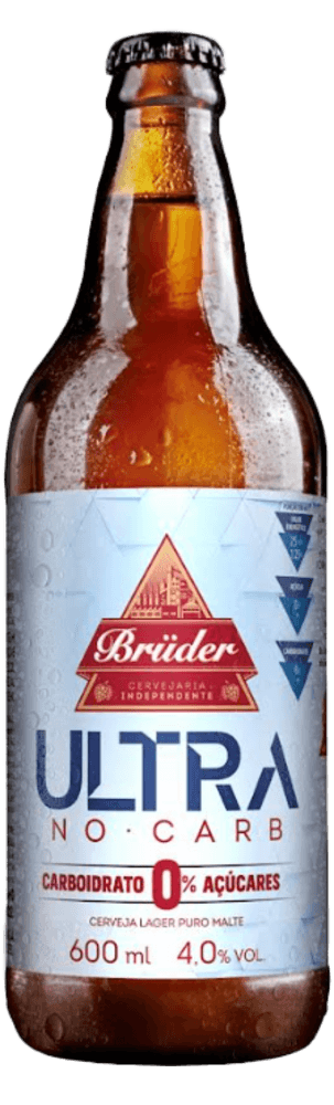 Cerveja Bruder Ultra 0 Carboidrato e Açúcar 600ml