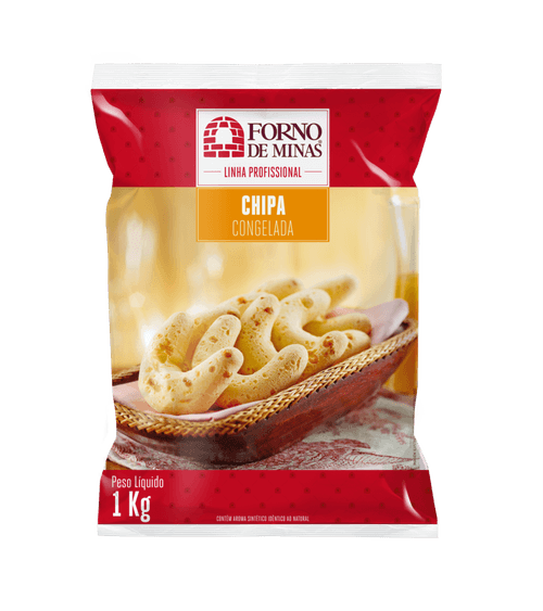 Chipa de Queijo Congelada Food Service Forno de Minas Profissional Pacote 1kg