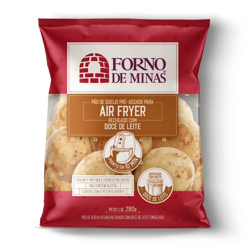 Pao-de-Queijo-Assado-Congelado-Recheio-Doce-de-Leite-Forno-de-Minas-Pacote-280g