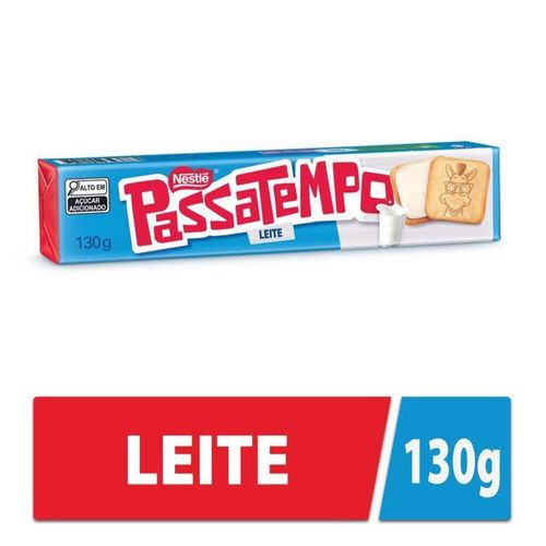 Biscoito Passatempo Recheado Leite 130g