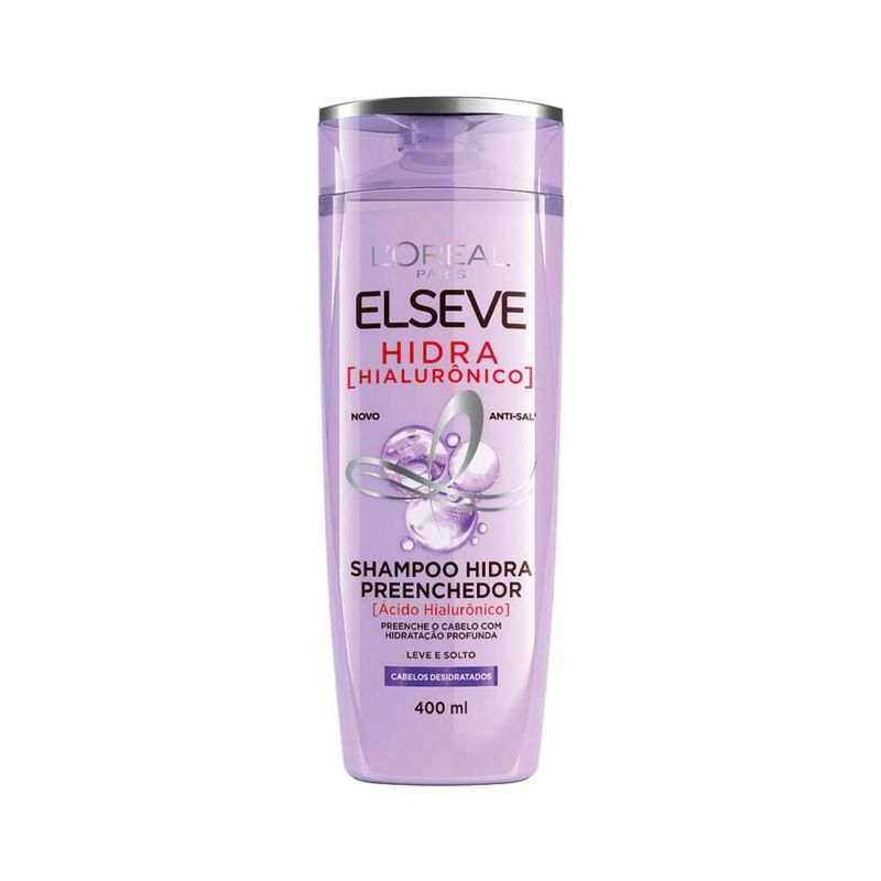 Shampoo-Hidra-Preenchedor-L-oreal-Paris-Elseve-Hidra-Hialuronico-Frasco-400ml