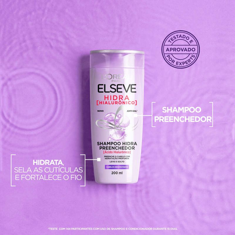 Shampoo-Hidra-Preenchedor-L-oreal-Paris-Elseve-Hidra-Hialuronico-Frasco-400ml