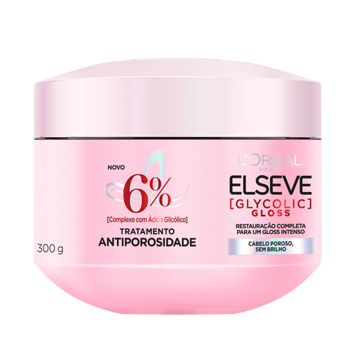 Tratamento Antiporosidade L'Oréal Paris Elseve Glycolic Gloss, 300G