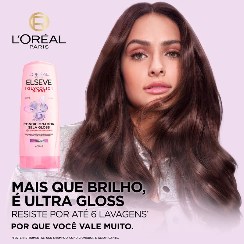 Condicionador-Sela-Gloss-L-oreal-Paris-Elseve-Glycolic-Gloss-Frasco-200ml