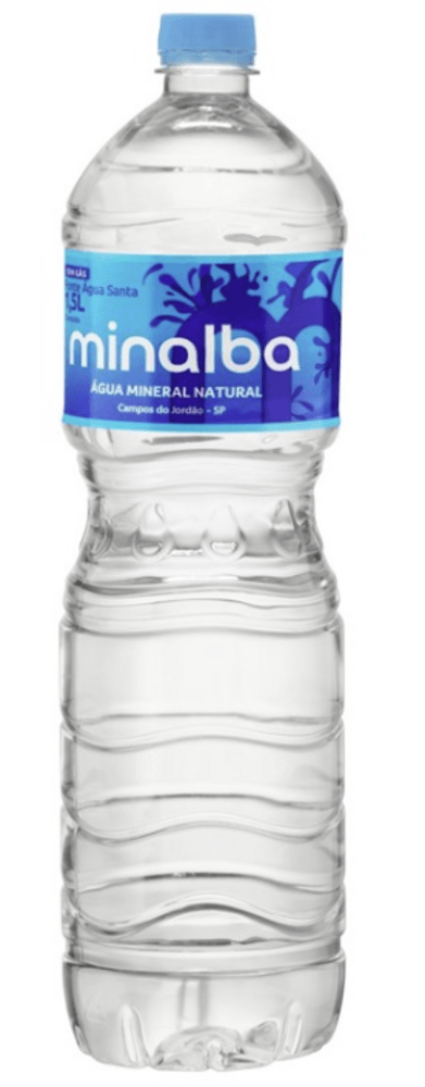 Água Mineral Natural sem Gás Minalba Garrafa 1,5l